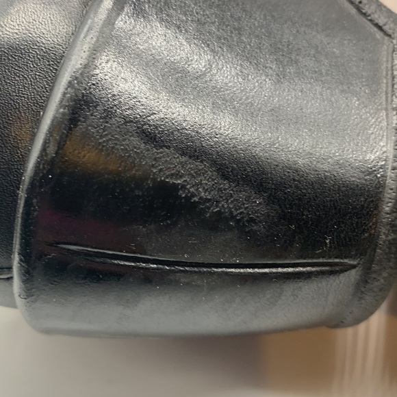 Dansko Black Leather Heeled Loafer Sz 8 /38. DAN0214A - Picture 7 of 12